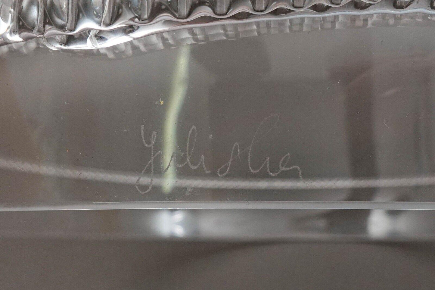 Juliska Signed Isabella Large Glass Large 11" Cake Dome