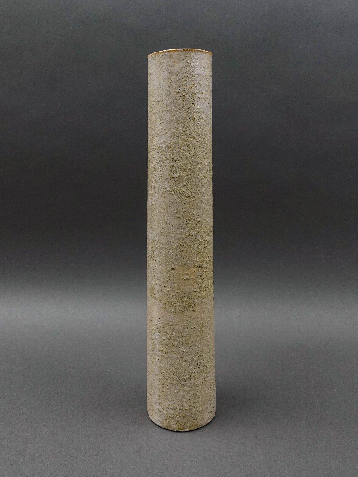 Anderson Design Of Maine Modernist Tree Branch Studio Art Pottery Vase 16" Read