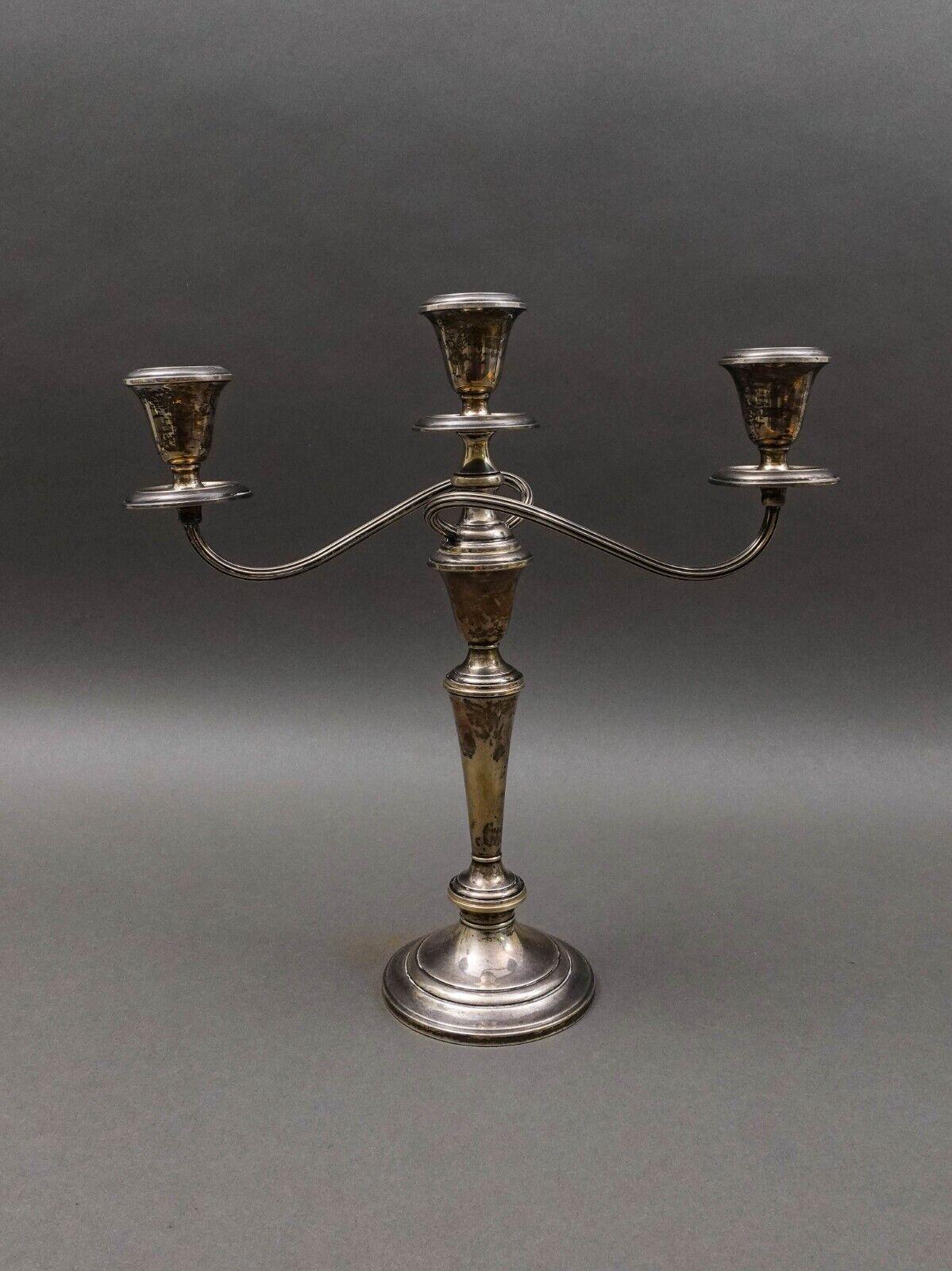 Gorham Vintage Sterling Silver 638 Twisted Branch Candelabra Candle Holder Pair