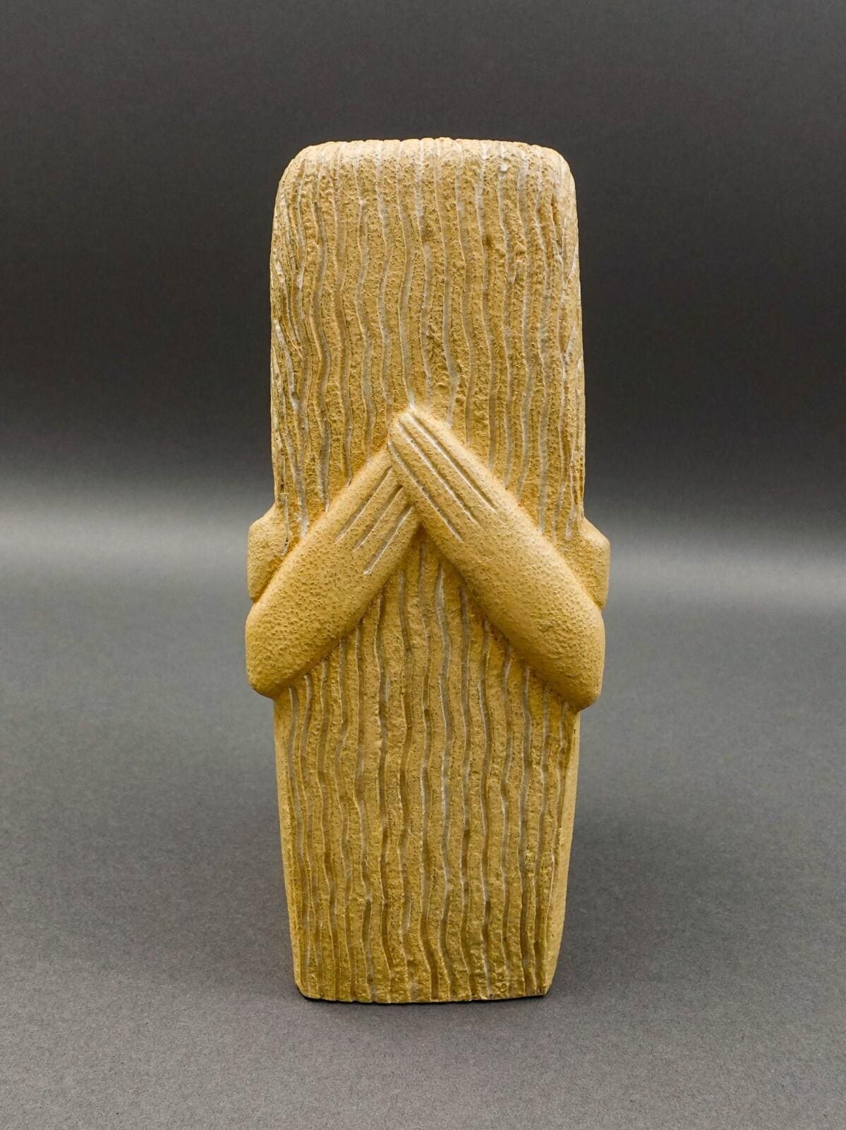 Constantin Brancusi Vintage ARS PMA The Kiss Limestone Sculpture 8 3/4"