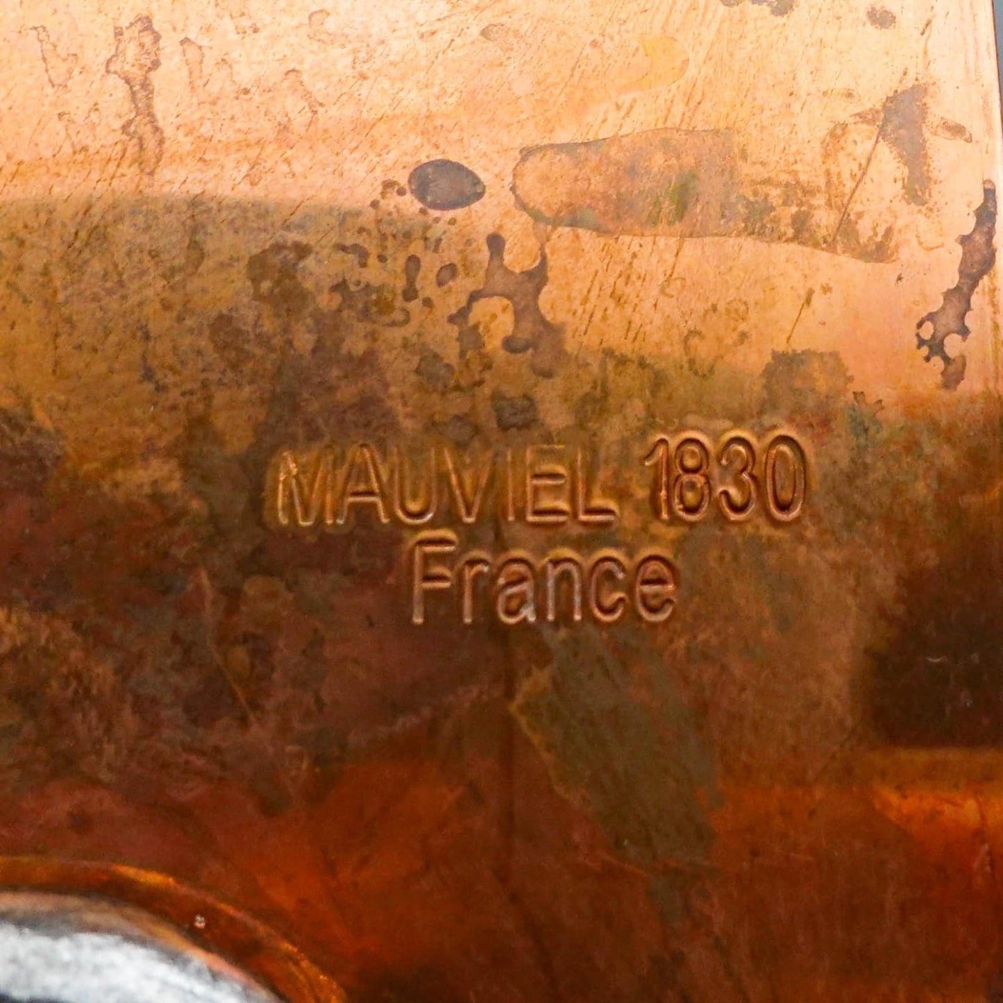 Mauviel 1830 France Copper Cast Iron Handled Sauce Pan With Lid