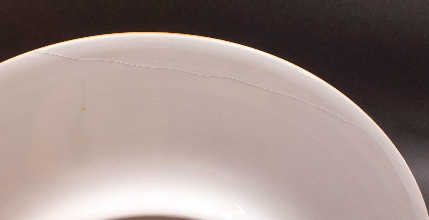 Este Italy Neiman Marcus Orange Sponge 12 7/8" Charger Service Plate Set Of 4
