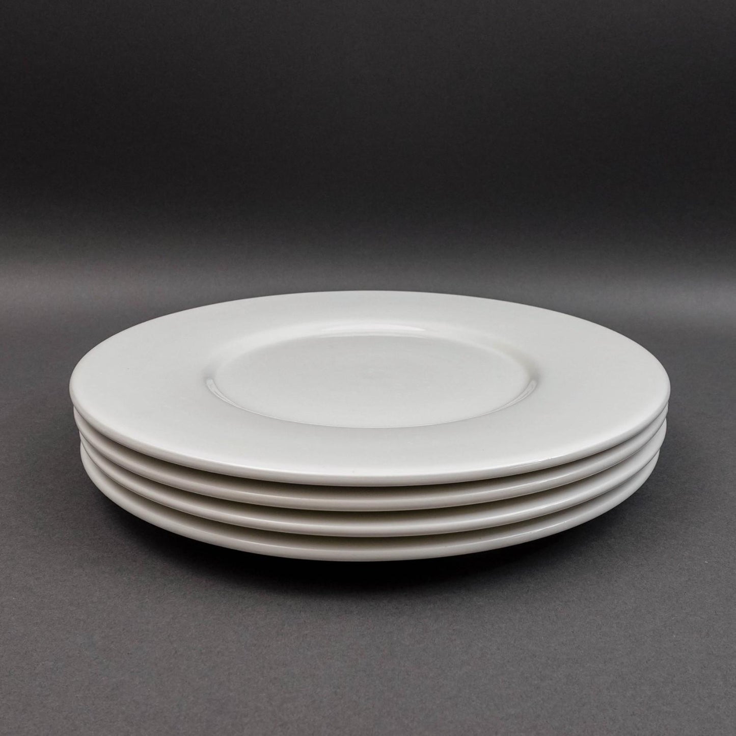 Este Italy Neiman Marcus White  12 3/4" Charger Service Plate Set Of 4