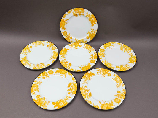 Bill Goldsmith Site Corot Limoges France Potpourri 10 3/8" Dinner Plate Set Of 6