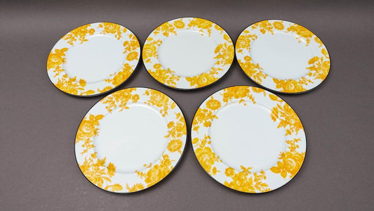 Bill Goldsmith Site Corot Limoges France Potpourri 10 3/8" Dinner Plate Set Of 5