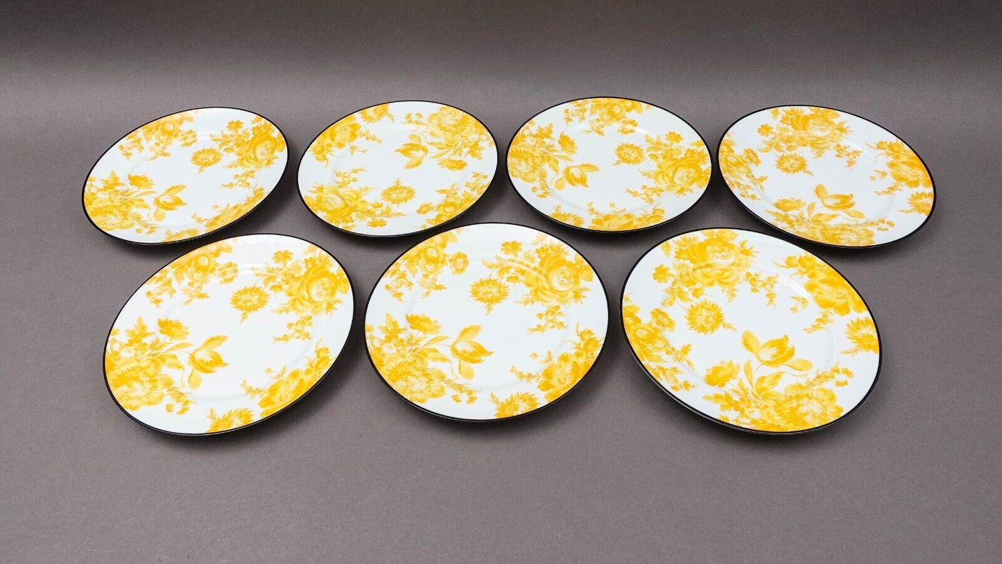 Bill Goldsmith Site Corot Limoges France Potpourri 8" Salad Plate Set Of 7