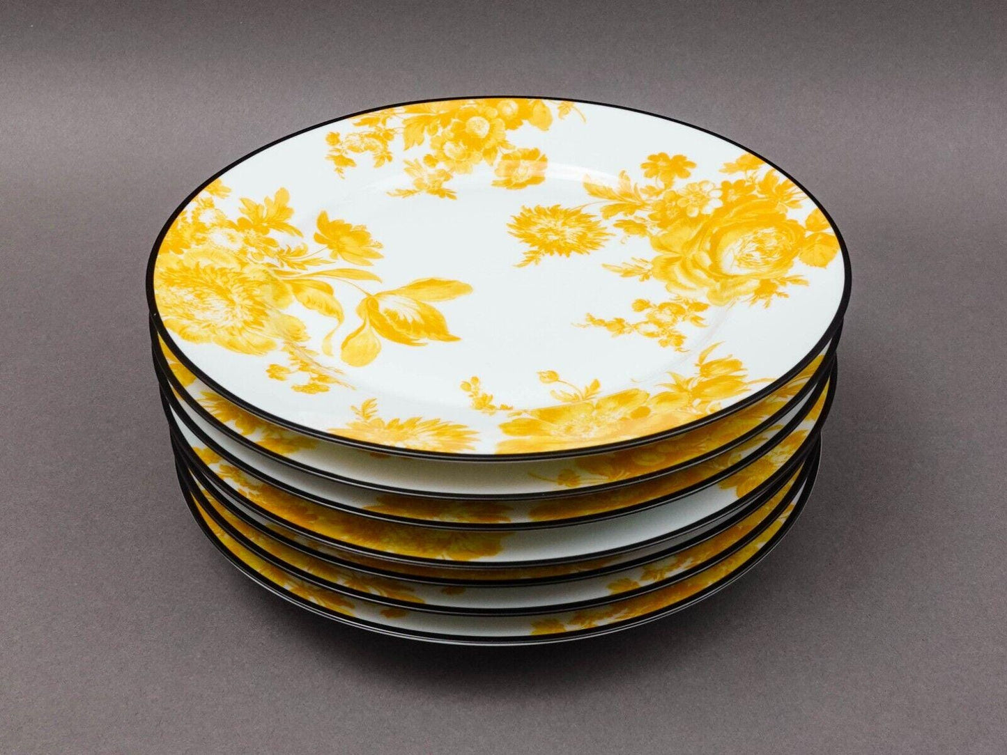 Bill Goldsmith Site Corot Limoges France Potpourri 8" Salad Plate Set Of 7