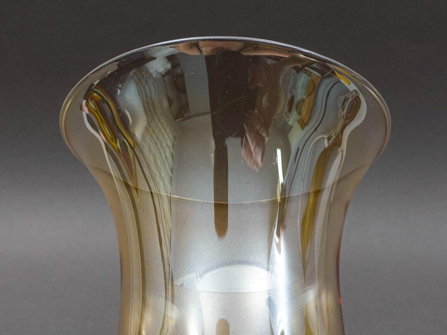 Parise Vetro Venetian Italian Murano Hand Blown Art Glass Wine Goblet Stemware