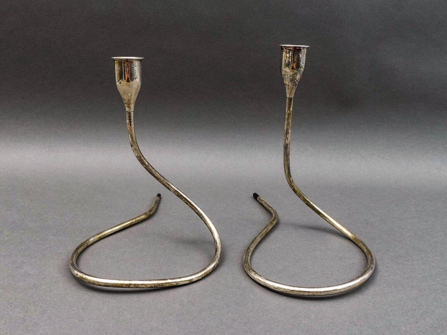 Towle Marion Anderson Noyes Sterling Silver Pair Of Candlesticks Candle Holders