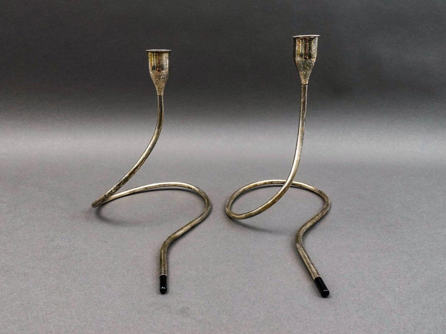 Towle Marion Anderson Noyes Sterling Silver Pair Of Candlesticks Candle Holders