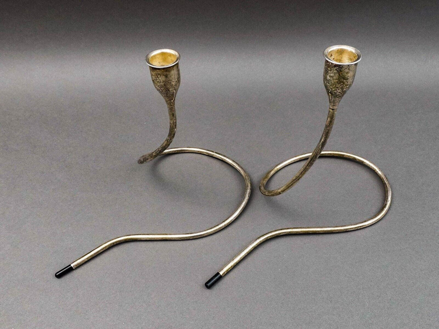 Towle Marion Anderson Noyes Sterling Silver Pair Of Candlesticks Candle Holders