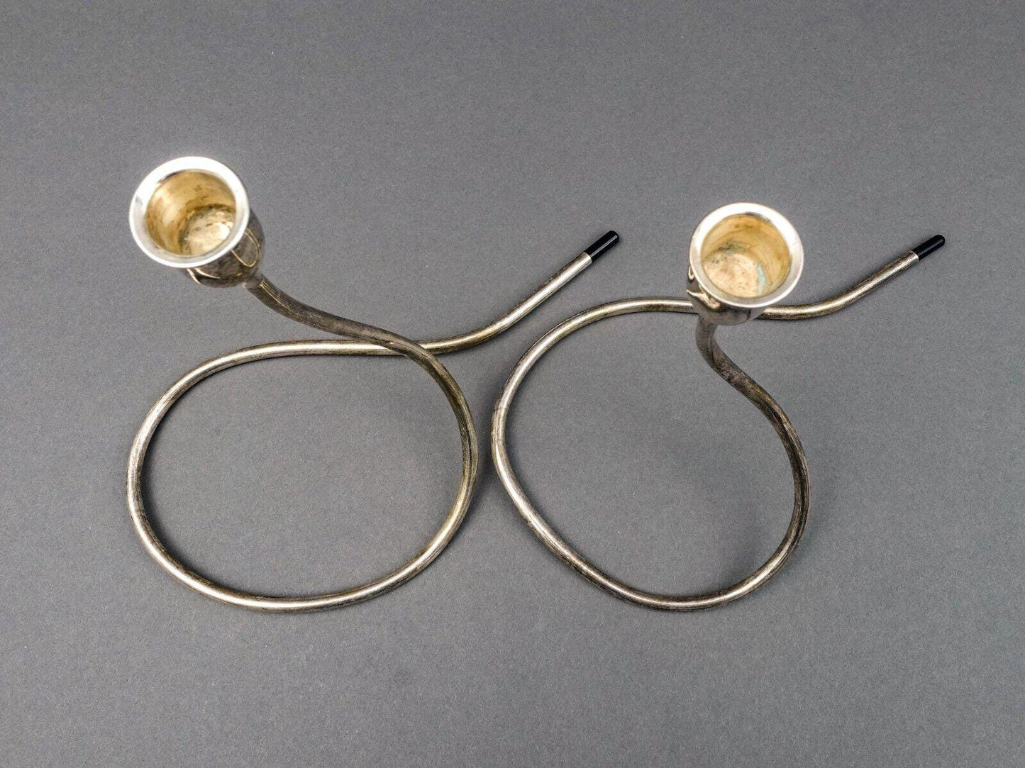 Towle Marion Anderson Noyes Sterling Silver Pair Of Candlesticks Candle Holders