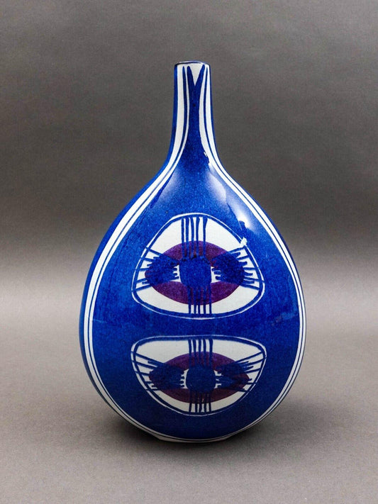Royal Copenhagen Denmark Inge Lise Koefoed Vintage Tenera Fajance Flower Vase