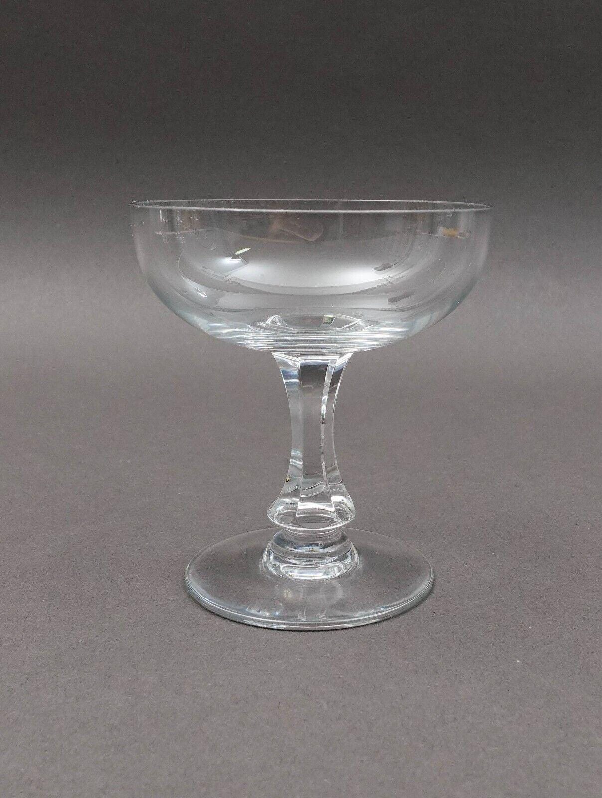 Baccarat Crystal France Signed Gascogne Champagne Sherbet Glasses Set Of 5