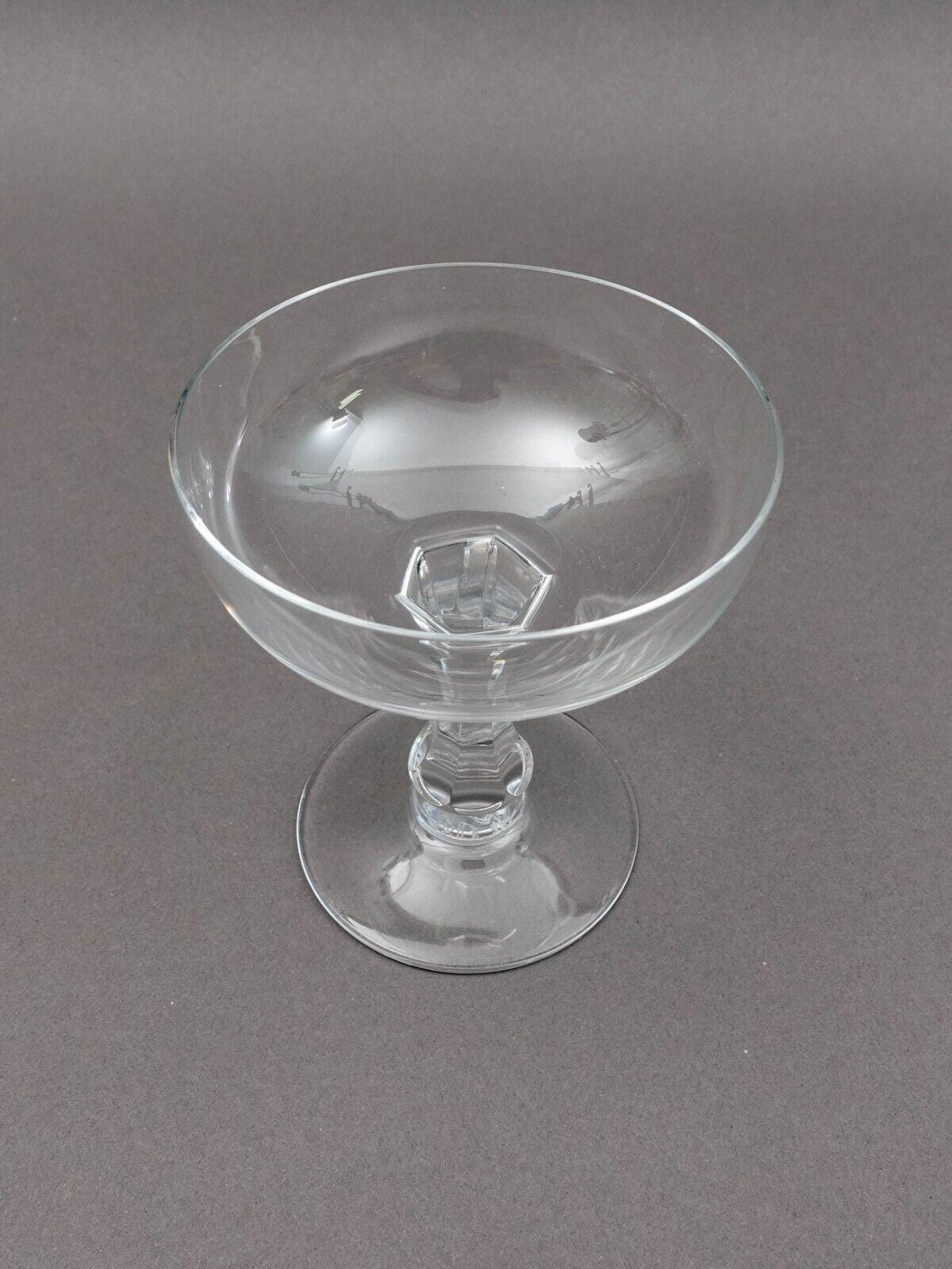 Baccarat Crystal France Signed Gascogne Champagne Sherbet Glasses Set Of 5