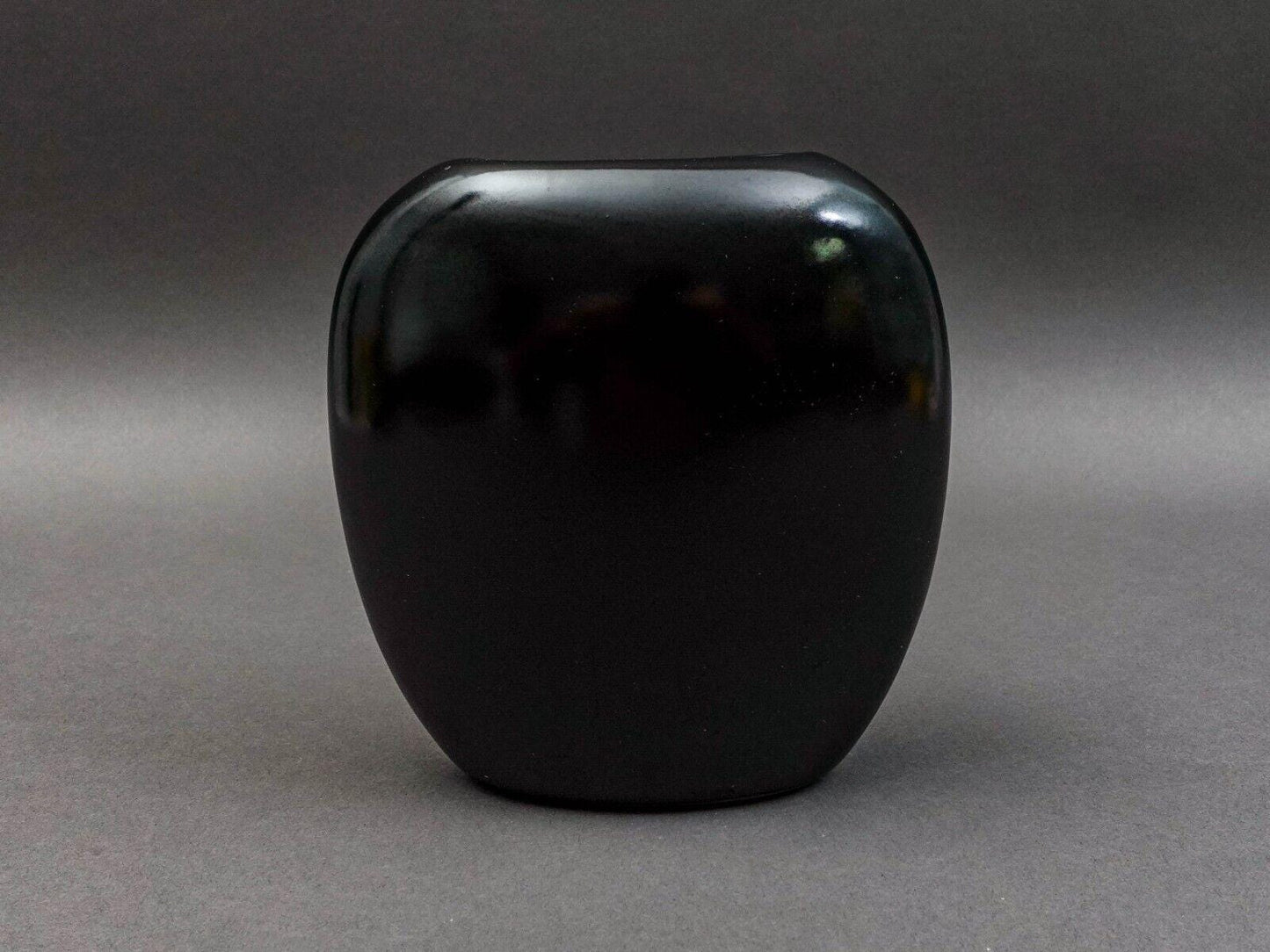 Adakai Navajo Signed Vintage Southwest Black Pottery Vessel Vase