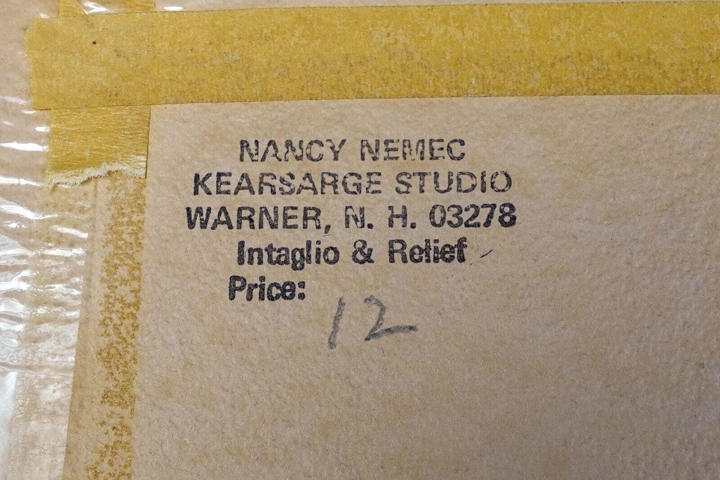 Nancy Themeo 1983 "Age Before Beauty" Intaglio & Relief Print Signed 138/350