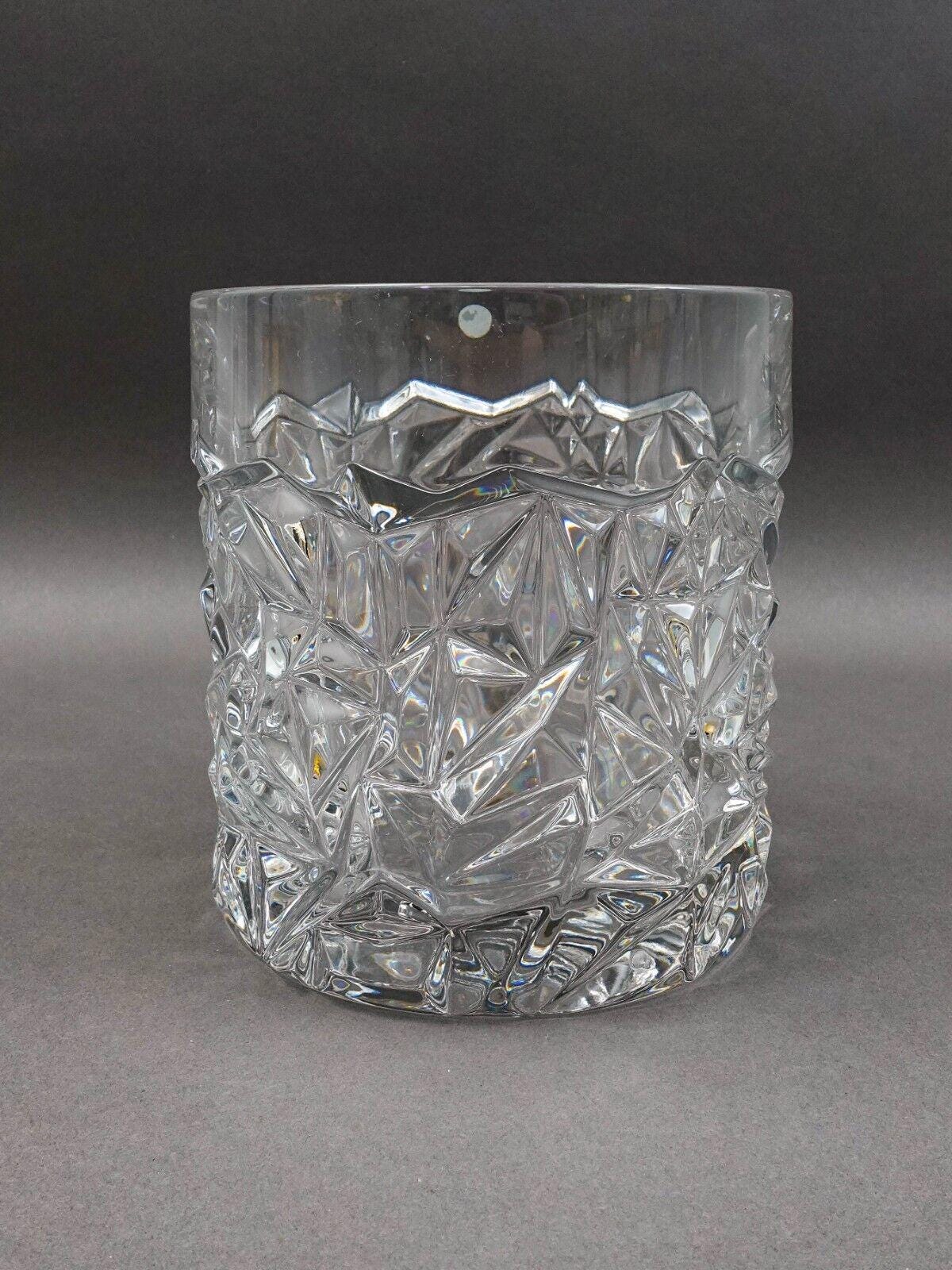 Tiffany & Co Rock Cut Crystal Heavy Wine Cooler Champagne Ice Bucket