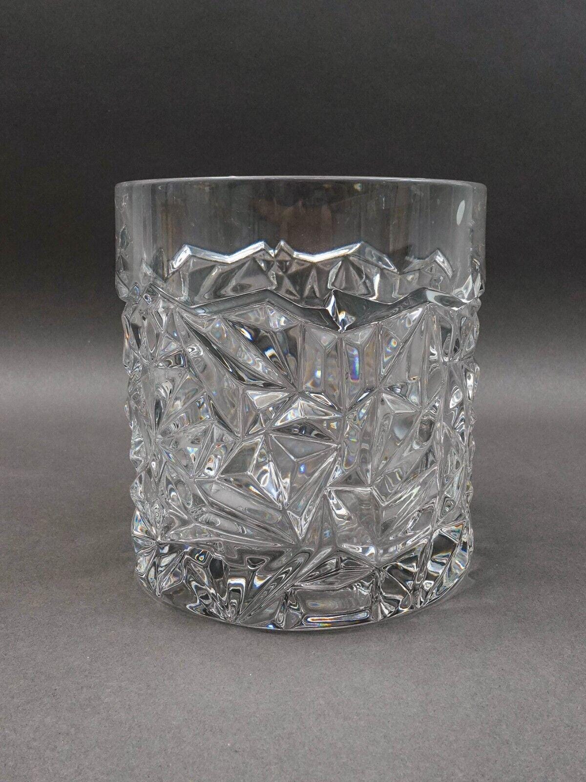 Tiffany & Co Rock Cut Crystal Heavy Wine Cooler Champagne Ice Bucket