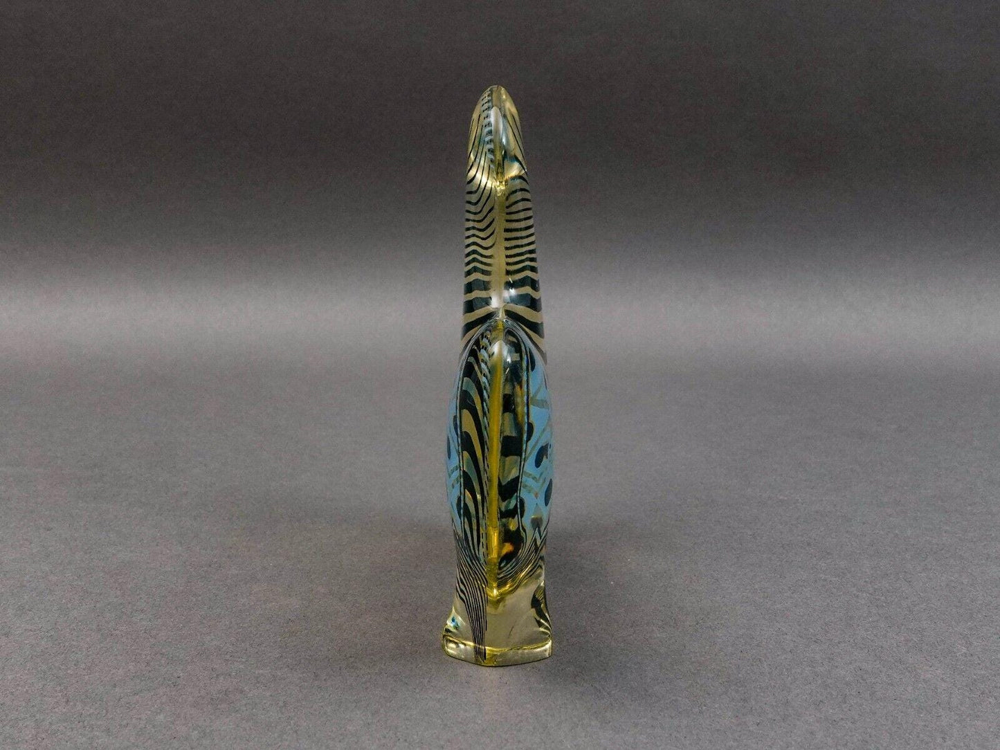 Abraham Palatnik Brazil Lucite Acrylic Op Art Alpaca Llama Zebra Horse Figurine