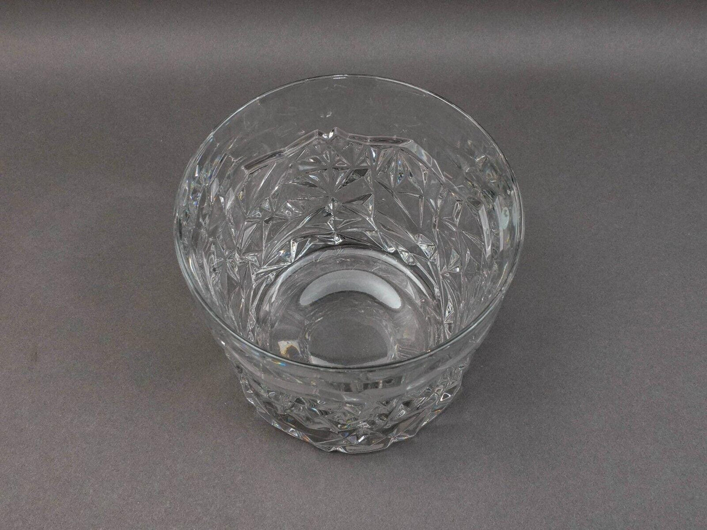 Tiffany & Co Rock Cut Crystal Heavy Wine Cooler Champagne Ice Bucket
