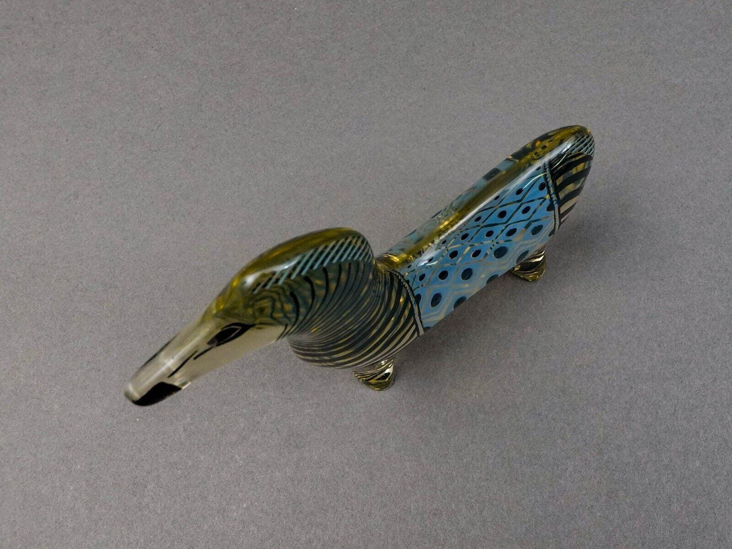 Abraham Palatnik Brazil Lucite Acrylic Op Art Alpaca Llama Zebra Horse Figurine