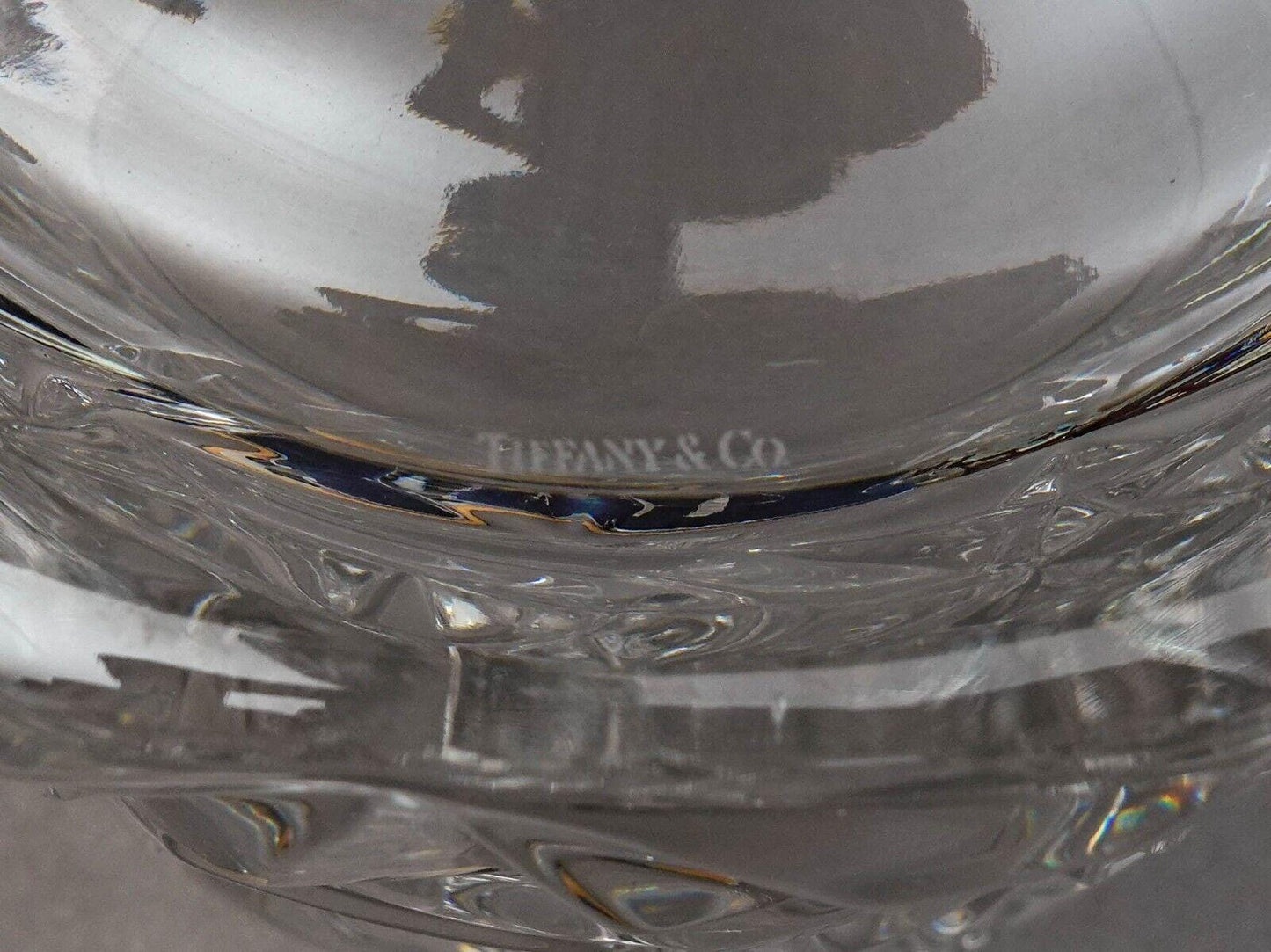 Tiffany & Co Rock Cut Crystal Heavy Wine Cooler Champagne Ice Bucket