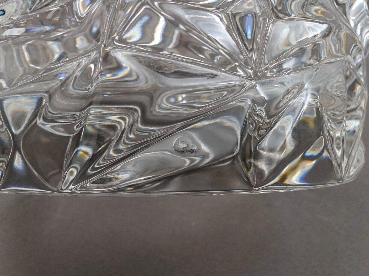 Tiffany & Co Rock Cut Crystal Heavy Wine Cooler Champagne Ice Bucket