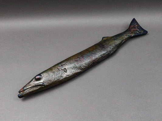 Charles Pearson Whitehead Street Studio Key West Fish Raku Art Pottery Sculpture