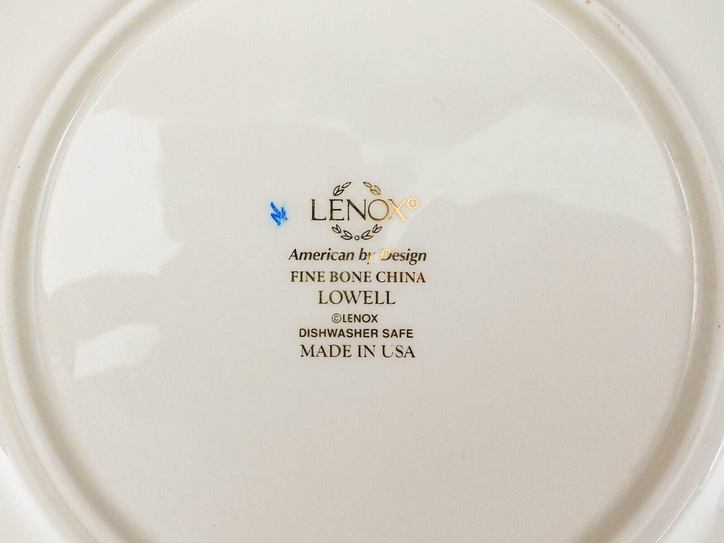 Lenox Lowell Fine Bone China Gold Encrusted Rimmed 9" Soup Bowl Set Of 5