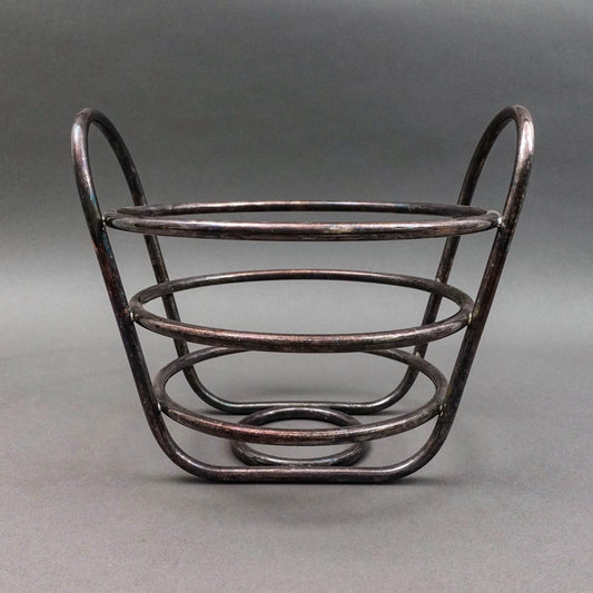 Lino Sabattini (Italian, 1925-2016) MCM Silver Plated Metal Wire Fruit Basket