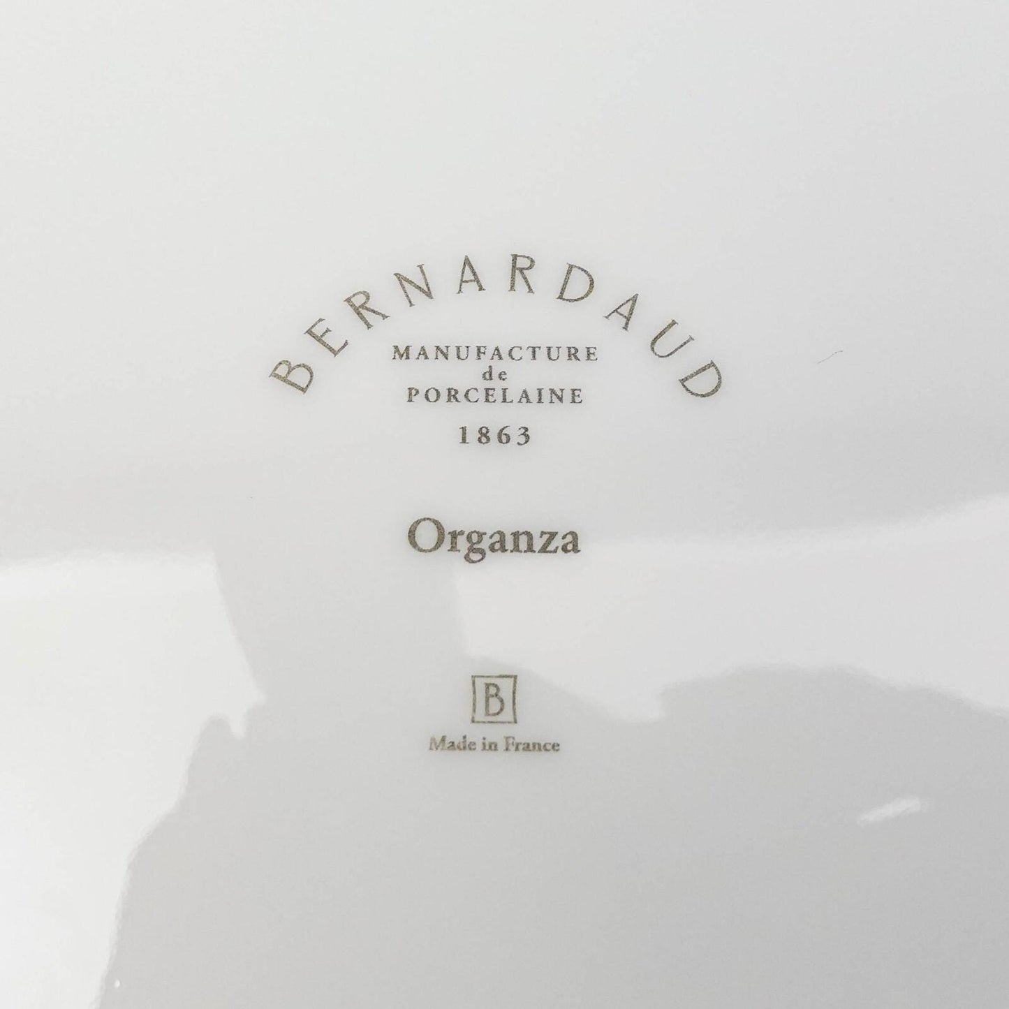 Bernardaud France Organza White Porcelain 11 1/2" Coupe Plate Set Of 4