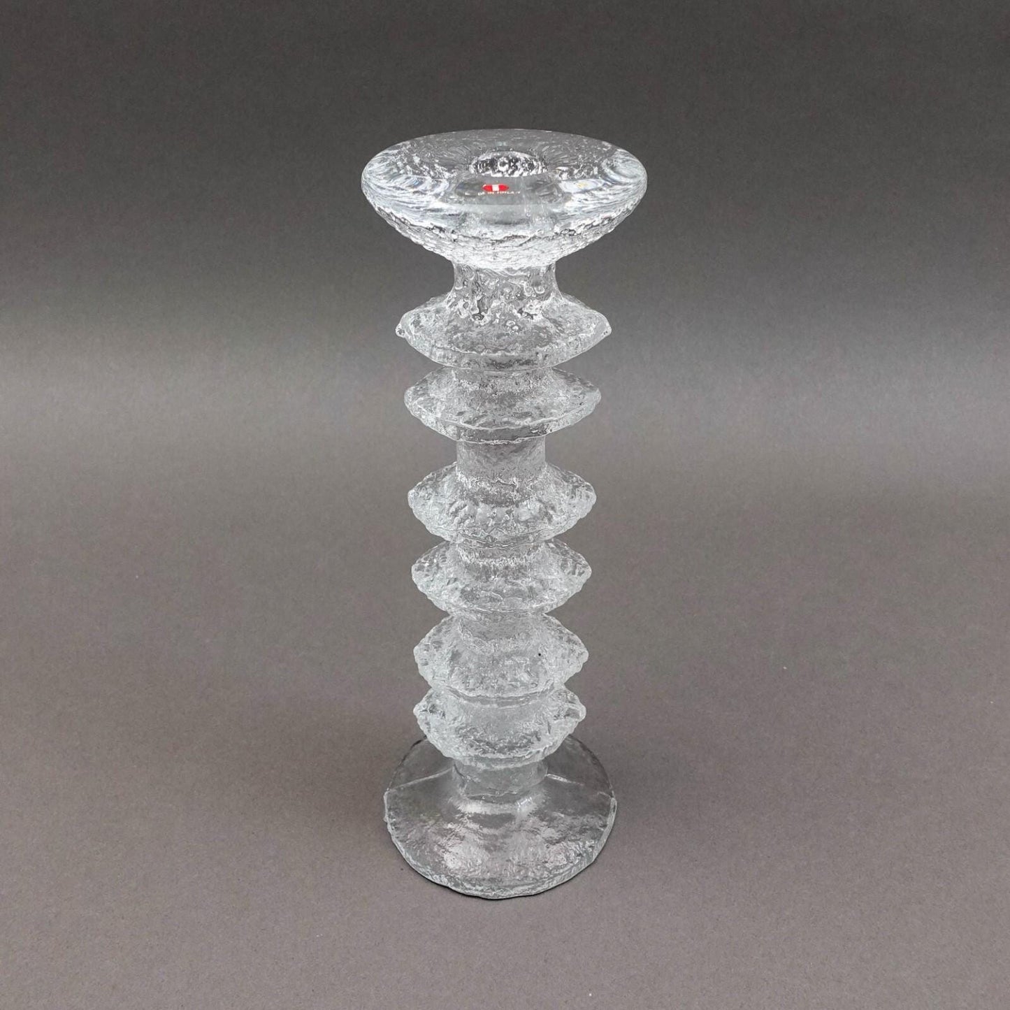 Iittala Finland Timo Sarpaneva Signed MCM Festivo 6 Ring Candle Holder