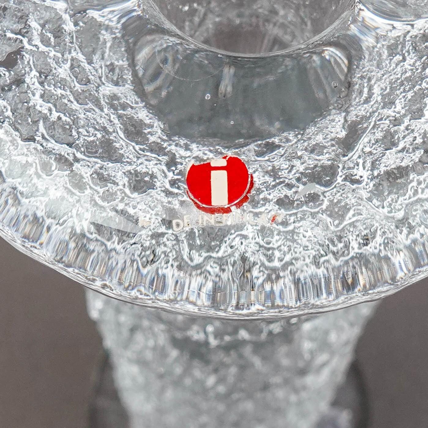 Iittala Finland Timo Sarpaneva Signed MCM Festivo 6 Ring Candle Holder