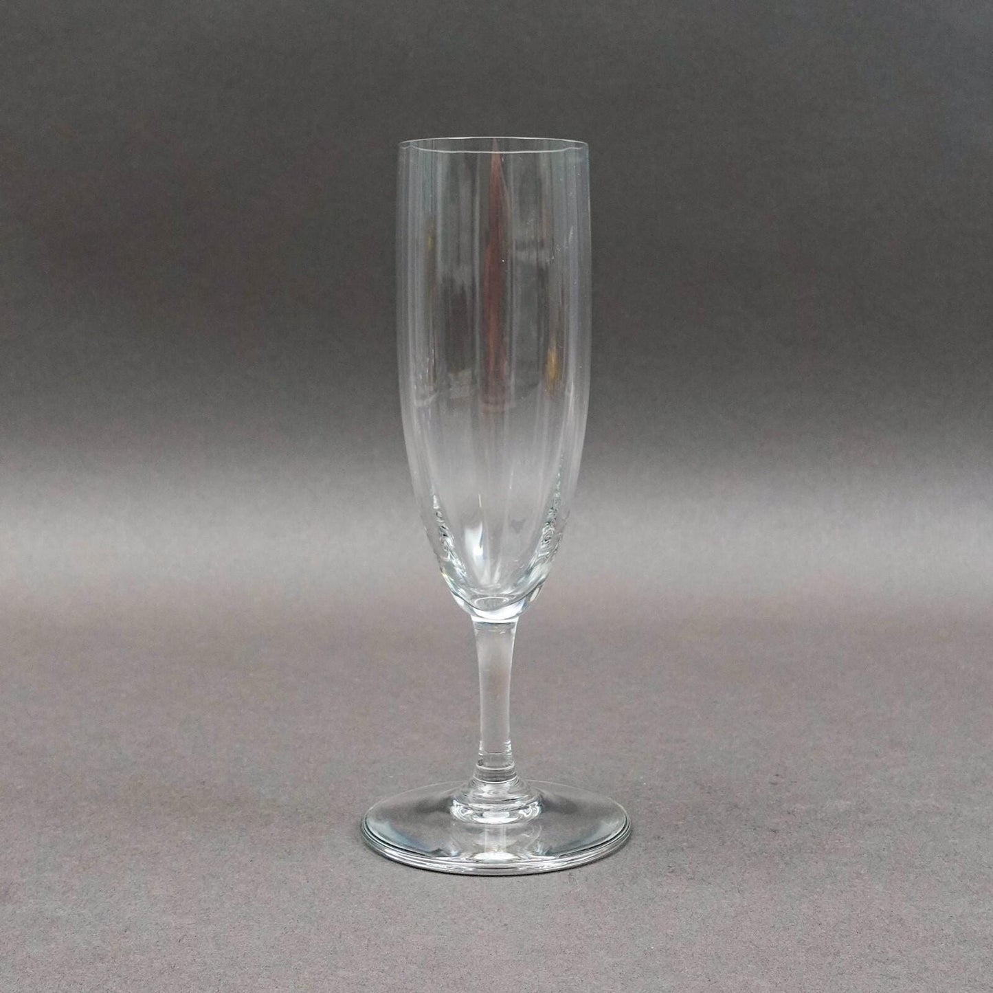Baccarat France Montaigne Optic Crystal 6 3/4" Champagne Flutes Glasses Set Of 6