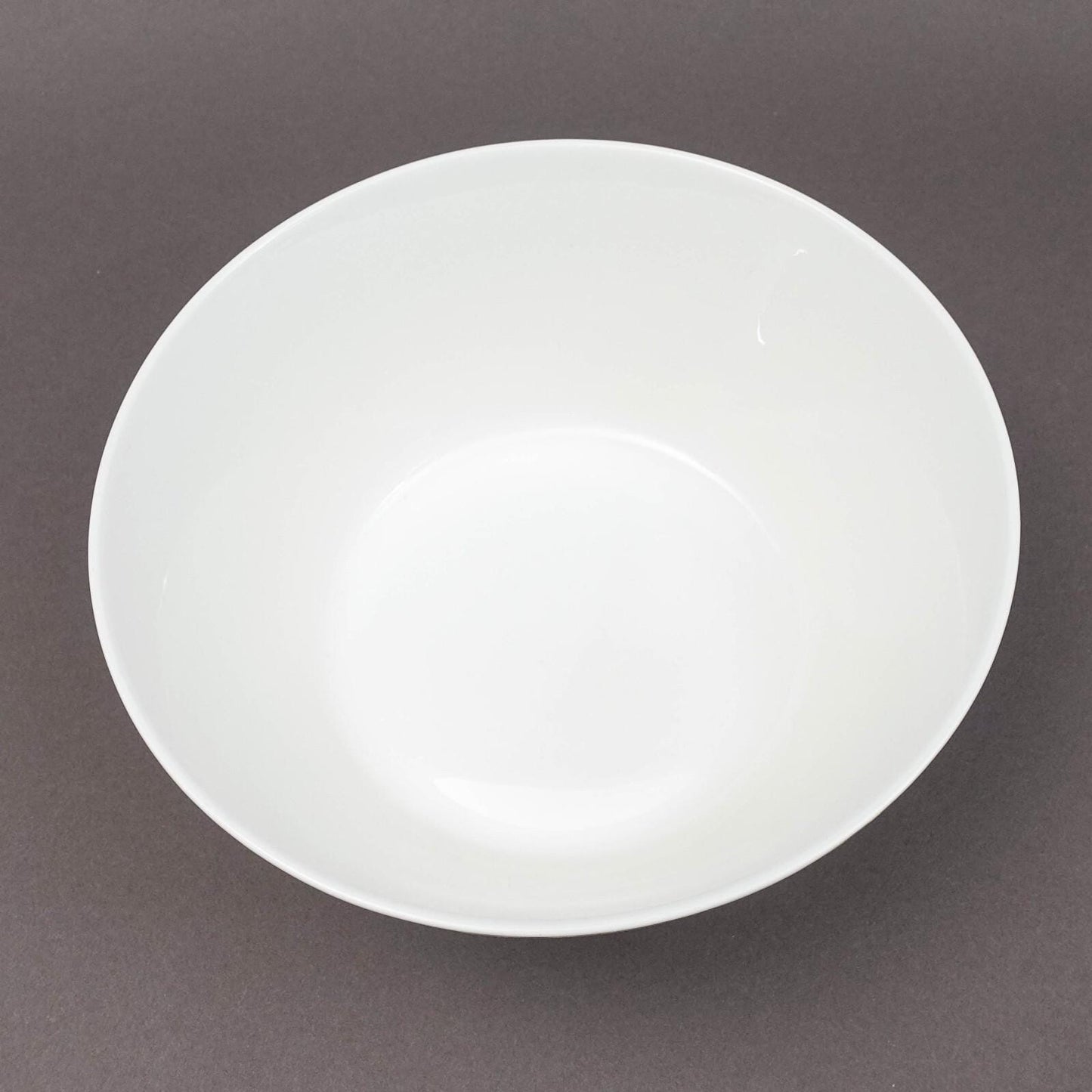 Crate & Barrel ITO Black White Porcelain Serving Bowl