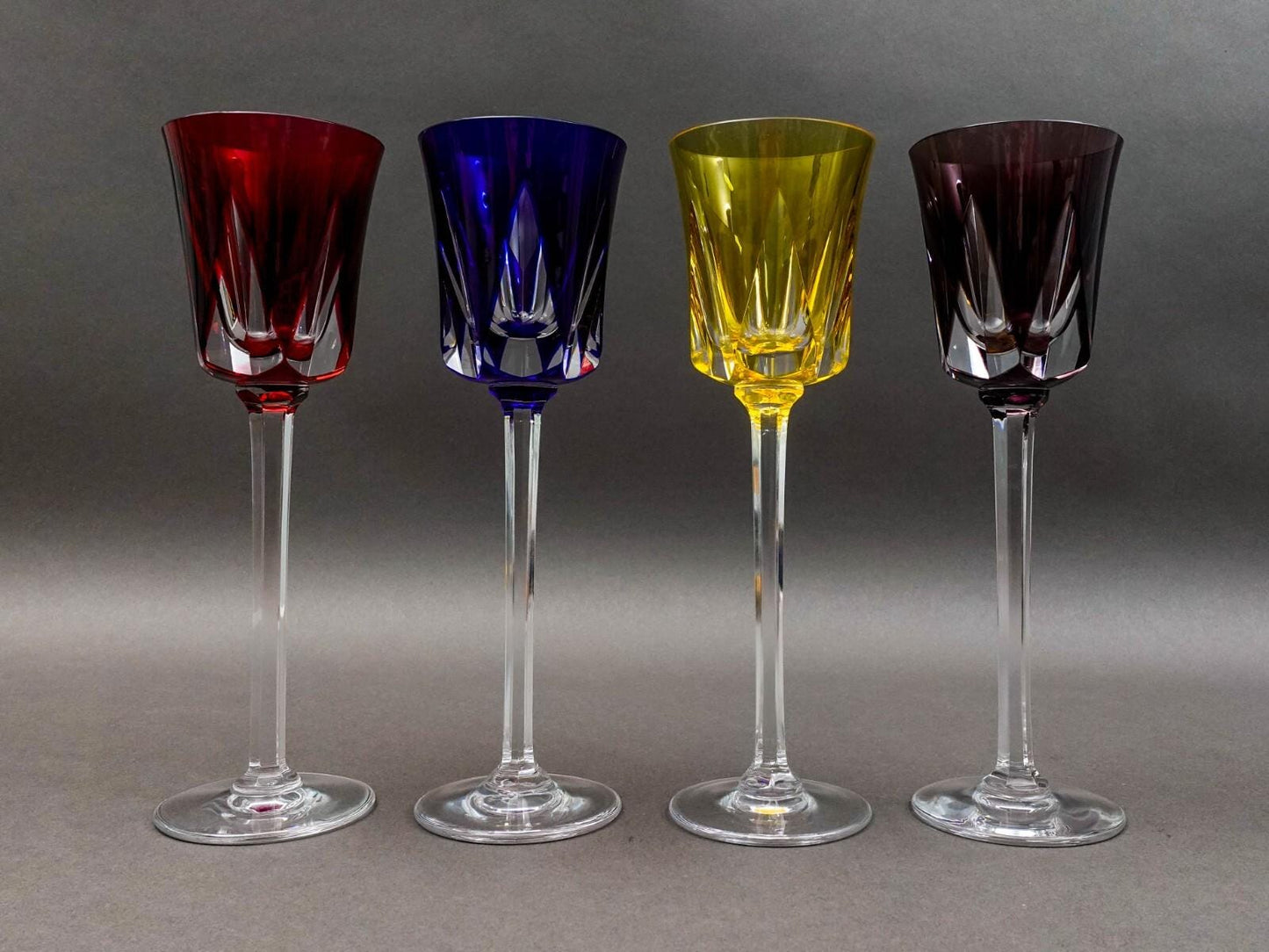 Cristal de Sevres 9 3/4" Wine Glass Set Of 4