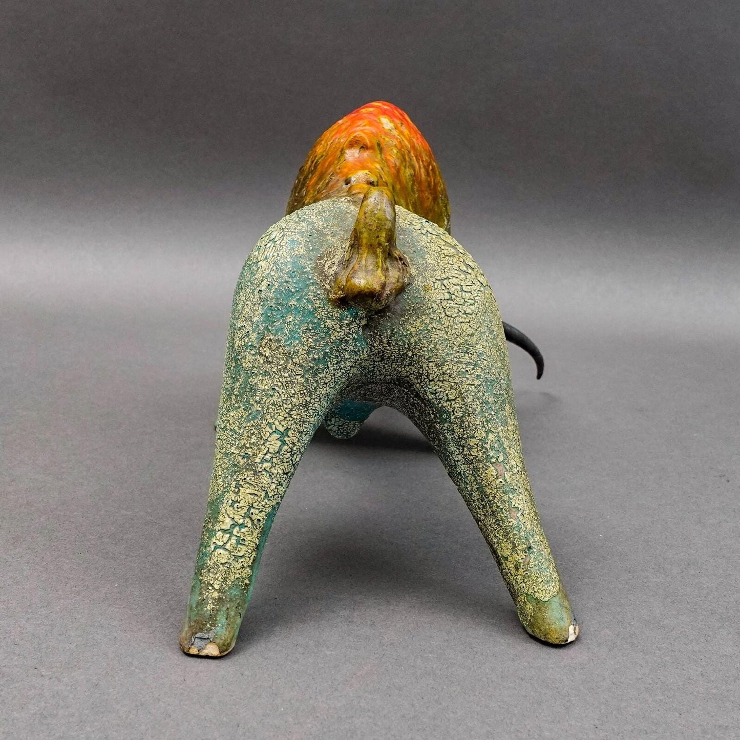 Alvino Bagni Bitossi Italy Raymor Mid Century Charging Bull Pottery Sculpture