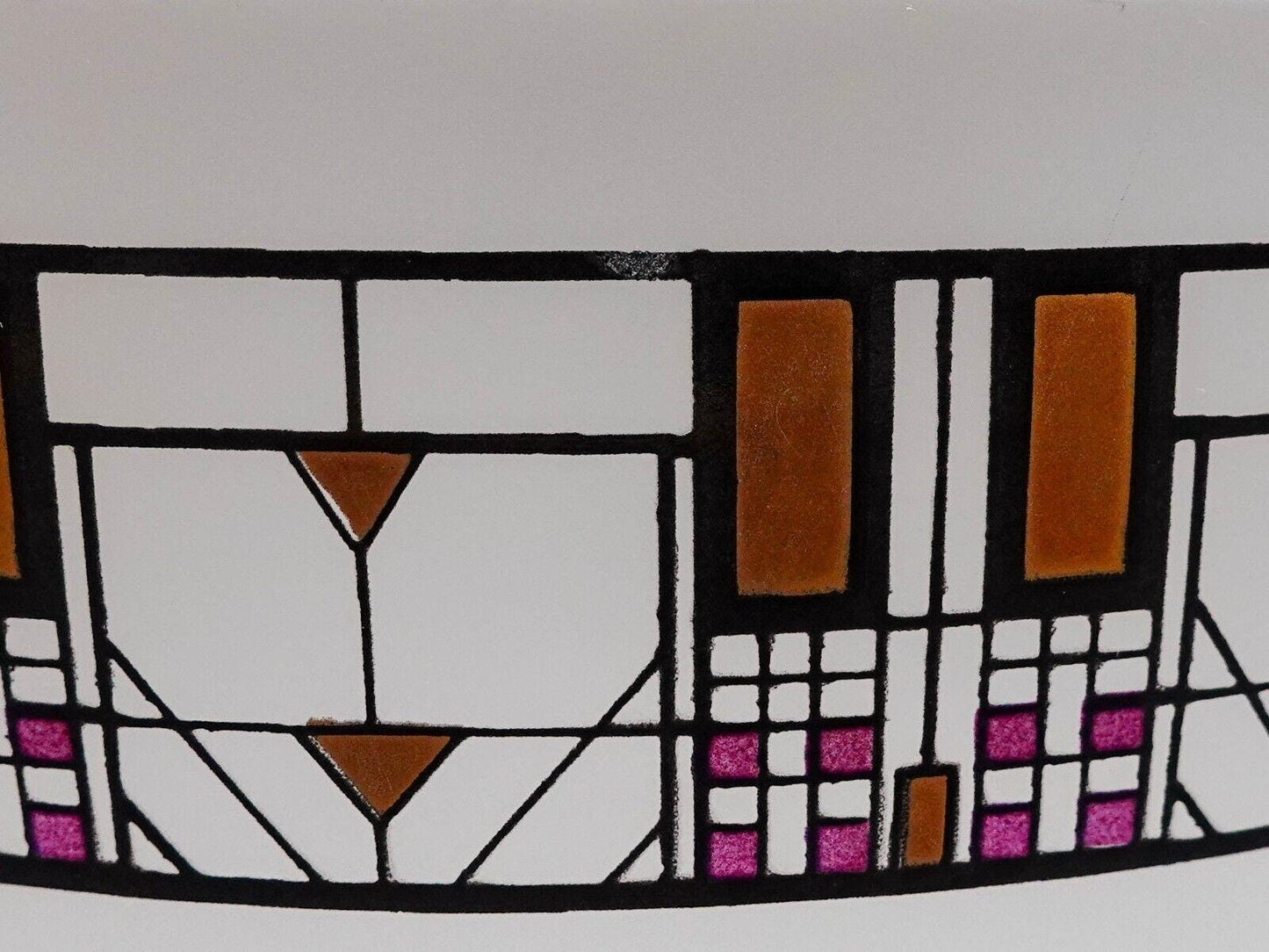 Frank Lloyd Wright Omaggio A Tree Of Life Frosted Glass Bowl Egizia (Read)