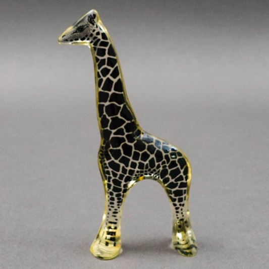 Abraham Palatnik Brazil MCM Lucite Acrylic Small Giraffe Sculpture Figurine 4"