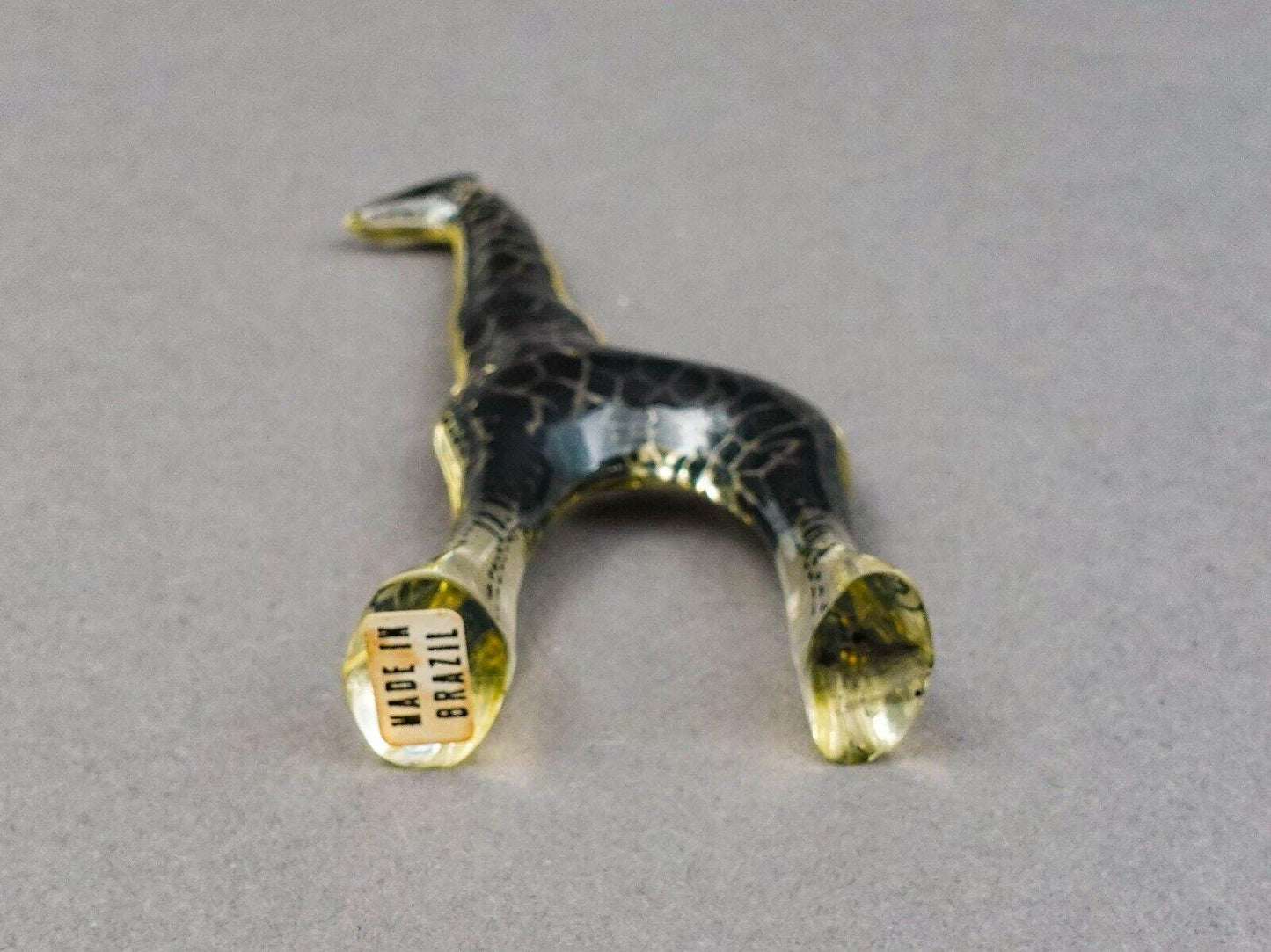 Abraham Palatnik Brazil MCM Lucite Acrylic Small Giraffe Sculpture Figurine 4"