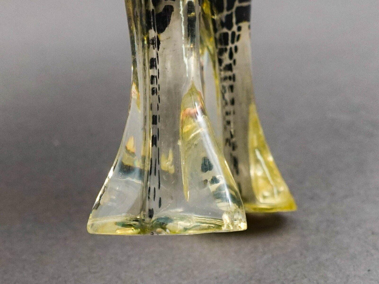 Abraham Palatnik Brazil MCM Lucite Acrylic Small Giraffe Sculpture Figurine 4"