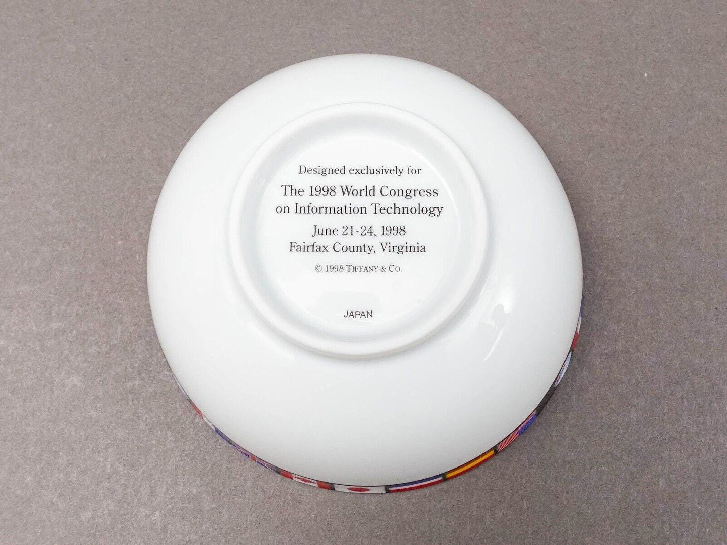 Tiffany & Co Japan 1998 World Congress On Information Technology Bowls Set Of 4