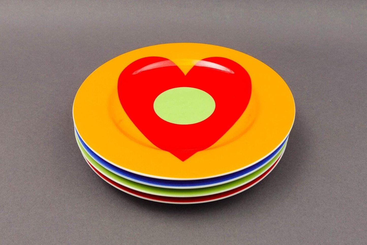 Swid Powell Gene Meyer Stars Geometric 8 1/4" Salad Dessert Plate Set Of 4