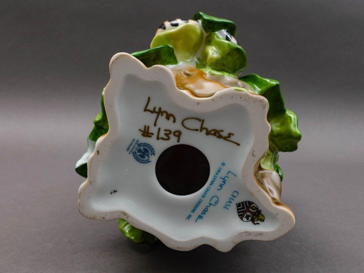 Lynn Chase Jaguar Jungle Mother & Cub Porcelain Figurine 10" LE #139 (Read)