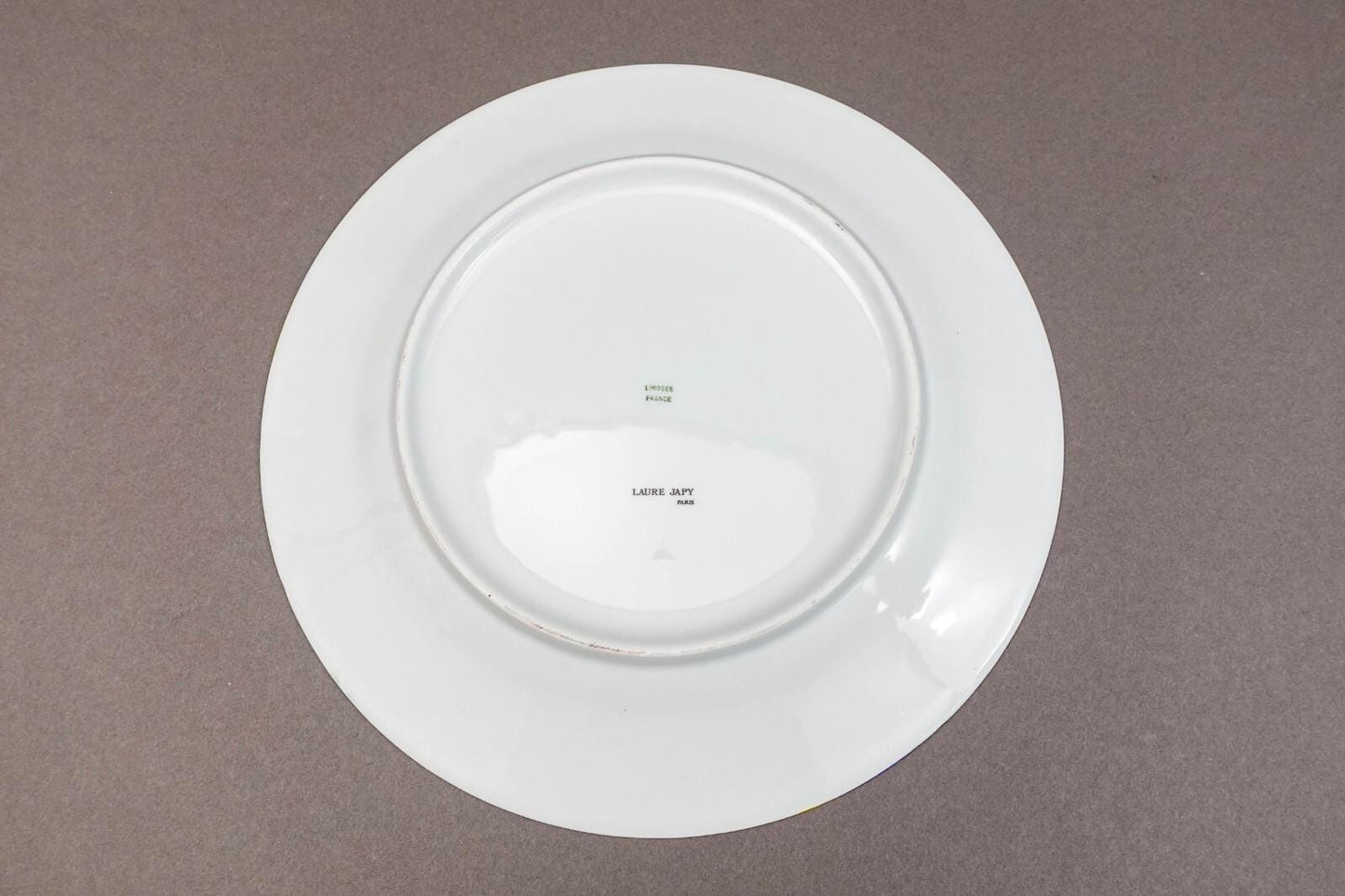 Laure Japy Paris Jardin Bleu Fruit 11 3/4" Charger Service Plate Set Of 4 (Read)