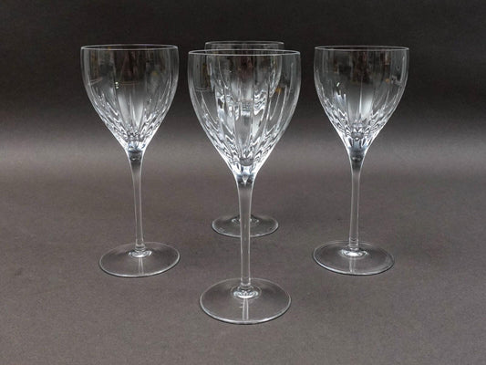 Miller Rogaska Crystal Stemware Soho 7 3/4" Wine Glasses Set Of 4