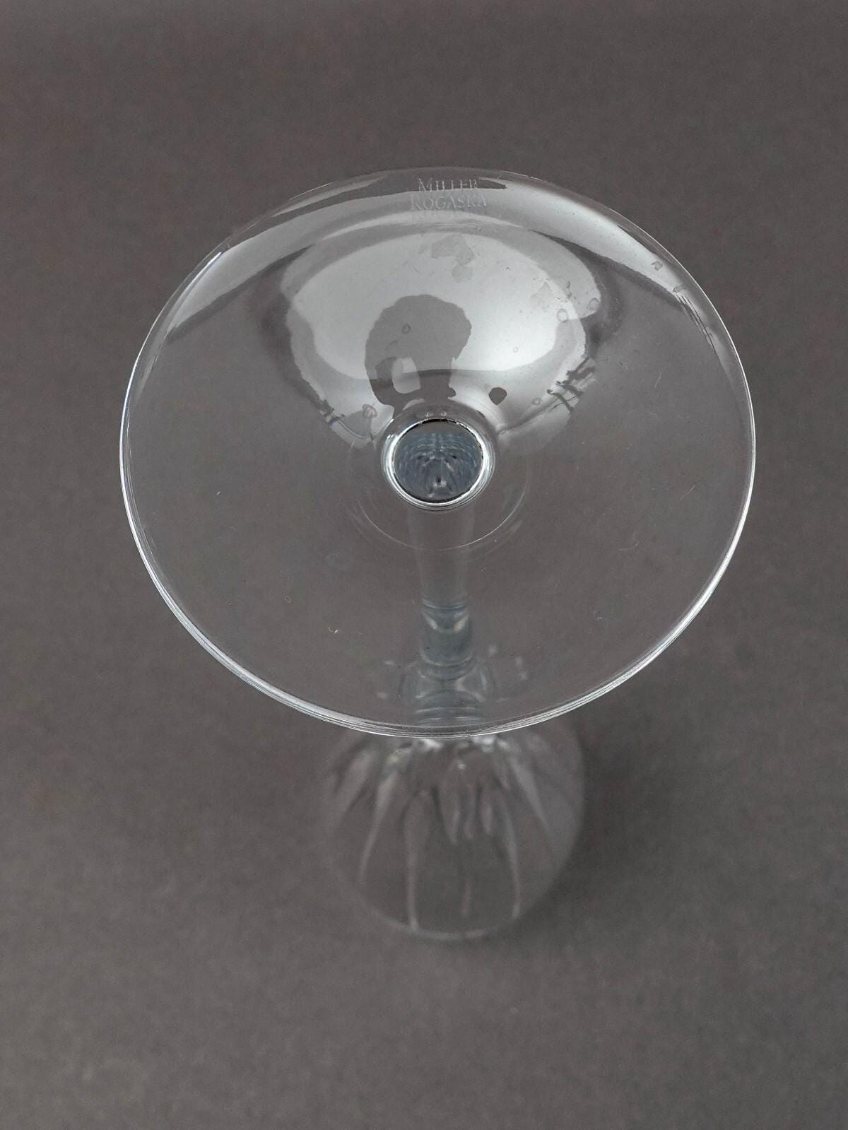 Miller Rogaska Crystal Stemware Soho 8 7/8" Champagne Flutes Glasses Set Of 4