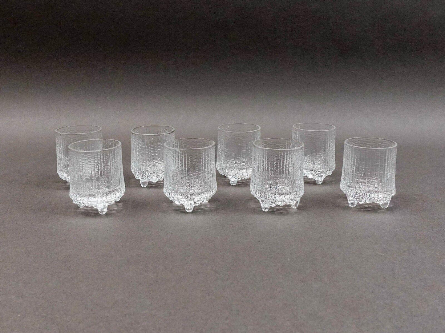 Iittala Finland By Tapio Wirkkala Ultima Thule Shot Cordial Glass Set Of 8