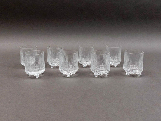 Iittala Finland By Tapio Wirkkala Ultima Thule Shot Cordial Glass Set Of 8